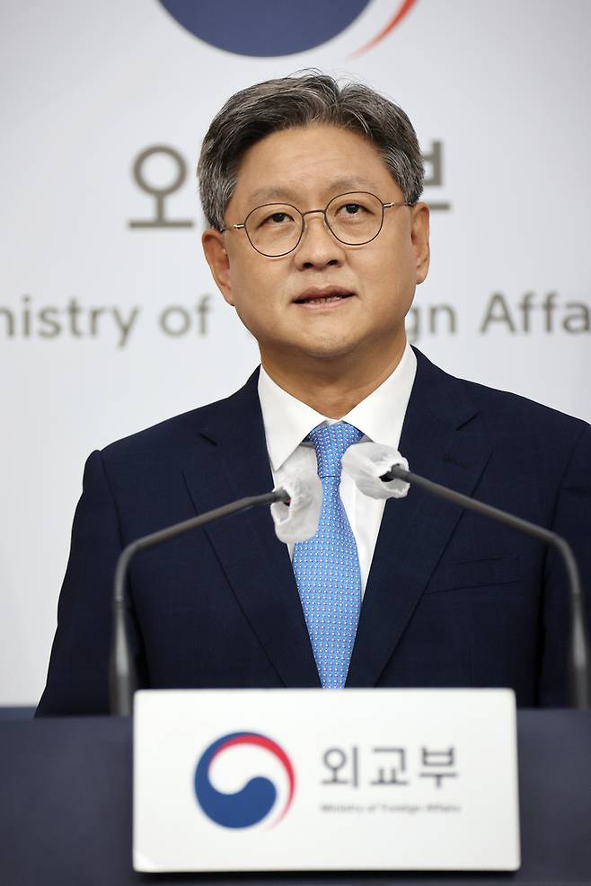 임수석 외교부 대변인. 연합뉴스