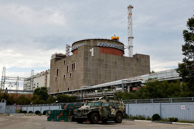 우크라이나 자포리자 원자력발전소. 로이터연합뉴스