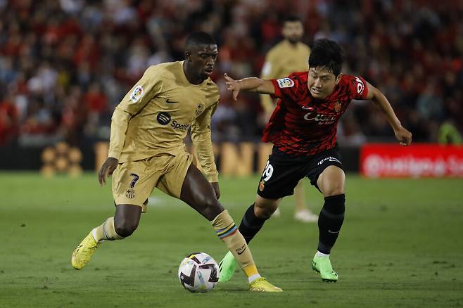 ▲ 이강인은 공수 양면에서 활약했다. ⓒ연합뉴스/AP