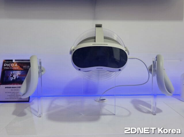 글로벌 VR기업 피코의 신제품 VR 헤드셋 피코4 (사진=지디넷코리아)