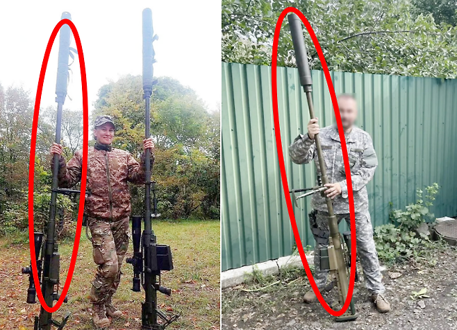 장거리 대물 저격총 ‘스나이펙스 엘리게이터’를 든 우크라이나 군인