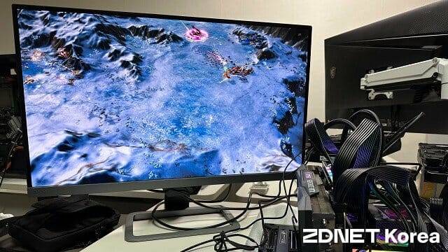 '애쉬즈 오브 더 싱귤래리티:에스컬레이션' CPU 벤치마크 화면 중 일부. (사진=지디넷코리아)