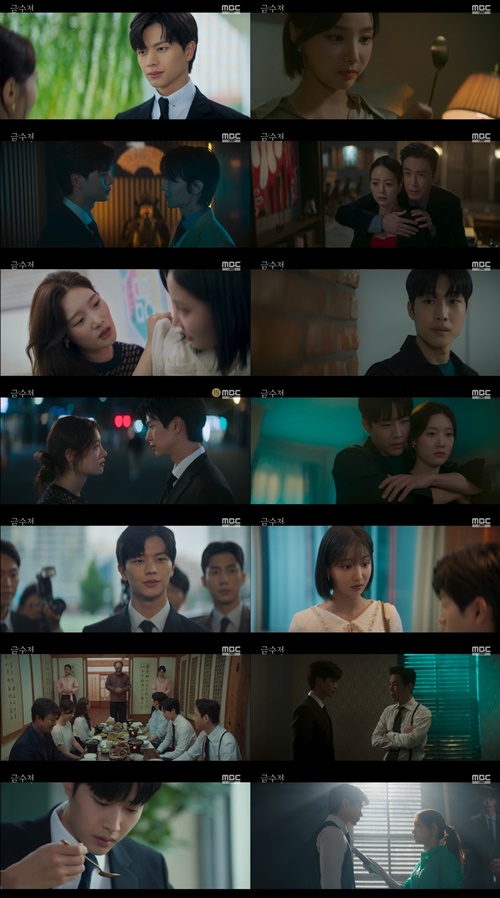 The identity of Jang Ryul has been revealed.In the 10th episode of the MBC drama Gold Spoon, which was broadcast on the 22nd, Yook Sungjae (Lee Seung-cheon) met unexpected variables before completing his plan.Lee Seung-cheon (Yook Sungjae), who became Hwang Taeyong earlier, succeeded in deceiving everyone and gaining the trust of his father Hwang Hyun-do (Choi Won-young).His fiancee, Yeon Woo, came back nicely and saw that he wanted to get married right away, and while accepting the proposal, the appearance of ascension chewing the existence of Zhu Xi (Jung Chae-yeon) I guessed the fuss about love that I could not erase.Zhu Xi came to Taeyongs house, saying he wanted to interview, and his stepmother, Son Yeo-eun, who was usually annoyed by his stepson, readily accepted.Ascension, who heard these words, went directly to the station where Zhu Xi worked, and Taeyong (Lee Jong-won), who was working part-time there, suffered the humiliation of running coffee.Even so, he hid his true intentions to see Zhu Xi and tried to maintain a cool and calm attitude, and for the first time, Taeyong felt the envy of him.The brutal truth has also surfaced: the real culprit behind the shooting murder of Taeyong in the U.S. a long time ago was none other than his uncle Seo Jun-tae (played by Jang Ryul).Ascension threatened Jun-tae, saying that he remembered what happened that day, and it turned out that Jun-tae was not the younger brother of Young-shin but the son, and confused the house theater.Convinced that the person who harmed Zhu Xis father, Chairman Na (Son Jong-hak), was also Jun-tae, Ascension struggled to find evidence.Ascension, who went to the broadcasting station and interviewed at Zhu Xis request, found a tteokbokki house with memories of two people in a long time. Zhu Xi, still suspicious of him, questioned the truth, and Ascension appealed to him, saying, I did not kill me. Zhu Xi was disappointed at the end of the end and turned his back to his house, revealing a complicated mind when he confessed to Taeyong that he had liked you for a long time.Even after the change of fate, I focused on the end of the love of two men who have always watched only one woman.Ascension wanted to treat his original family to a delicious meal, so he arranged a dinner party and met his father Hwang Hyun-do (Choi Won-young) at the same restaurant. There was an awkward atmosphere between the two families sitting opposite each other.Hyun-do spoke out against the family of Ascension, who is struggling with life, and Lee Chul (Maximum Iron) refuted that poverty is not contagious.The two fathers with different attitudes of life, and the two families enjoying happiness inversely proportional to wealth, gave a strange resonance to the house theater.At the end of the tenth episode, things came to a head: Yeo-jin became jealous when he learned that despite his dissuading, Ascension had forced an interview with Zhu Xi, and tried to turn the tables using the last law of the mysterious Gold Spoon.The aftershock, who knew the rule that if someone ate rice with Gold spoon, he would have a Memory of the owner of the spoon, sweated the hands of those who handed the Gold spoon at a meal with Taeyong.Meanwhile, Zhu Xi finds a gift he had given to Ascension long ago in the vault of the Ascension that became Taeyong, and a breathtaking ending scene is born, realizing that something is not right.