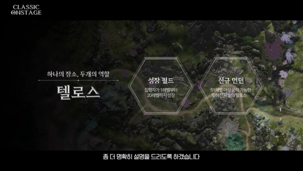 두 가지 콘텐츠가 공존하는 것이 특징인 텔로스