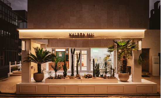 말본골프는 서울 도산대로에 첫 플래그십 스토어 ‘말본(MALBON) 6451’가 첫선을 보였다. (말본골프 제공)