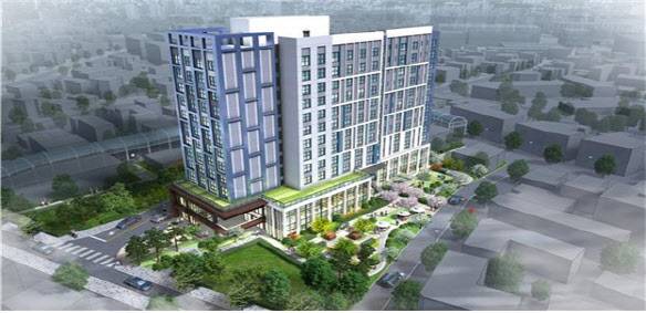 복합화 시설 조감도.