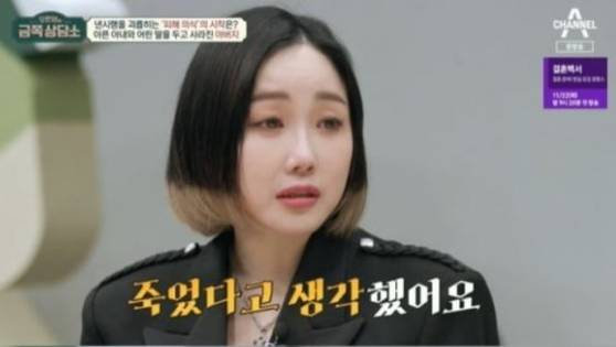 '금쪽상담소'에 출연한 낸시랭.