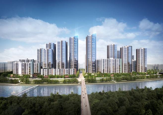 강남구 대치동 미도아파트 양재천변 스카이라인 계획안 | 서울시 제공