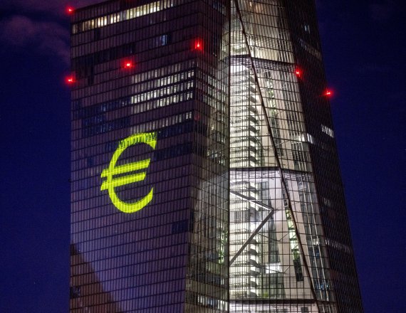 독일 프랑크푸르트에 있는 유럽중앙은행(ECB) 청사.AP뉴시스