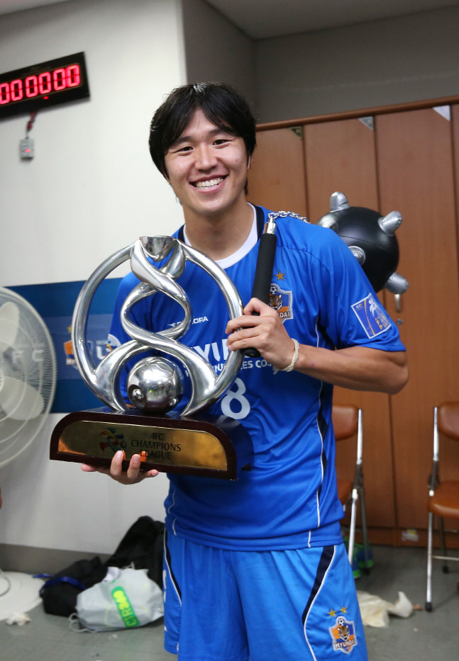 지난 2012년 ACL 우승 때 이호. 제공 | 한국프로축구연맹