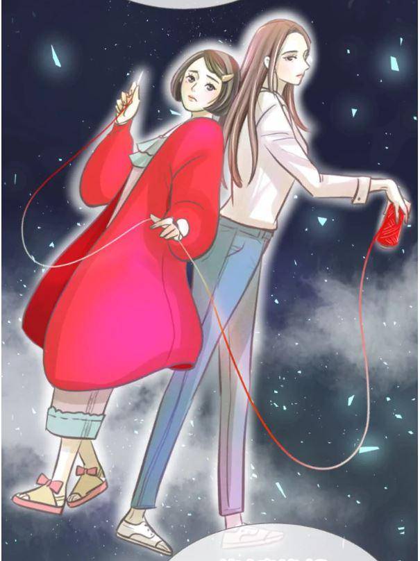 카카오웹툰 '수린당' 주인공 자매인 은침(왼쪽)은 바느질이란 재능을, 홍실은 성군을 낳는 어머니의 운명을 타고났다. 카카오웹툰 캡처