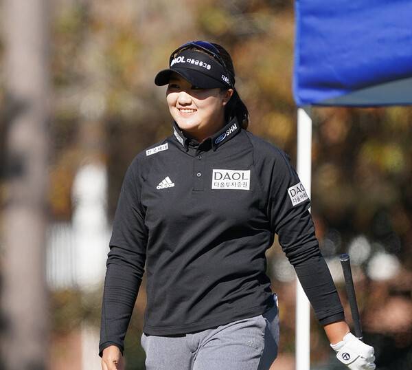 2022년 미국여자프로골프(LPGA) 퀄리파잉(Q) 시리즈에 참가하는 유해란 프로가 1라운드에서 경기하는 모습이다. 사진제공=Epson Tour_LPGA