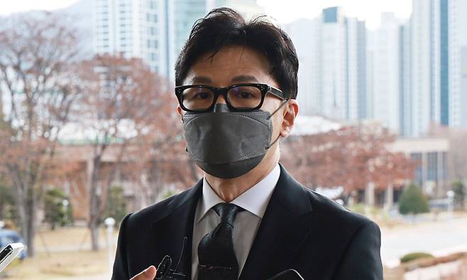 한동훈 법무부 장관. 연합뉴스