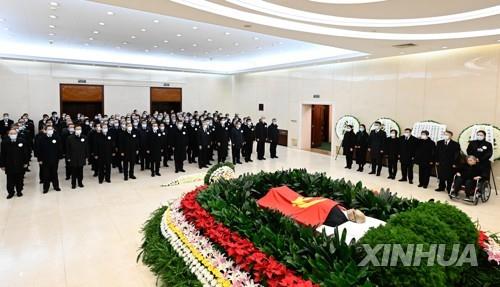 지난 5일 엄수된 장쩌민 전 국가주석 화장식 (신화=연합뉴스)