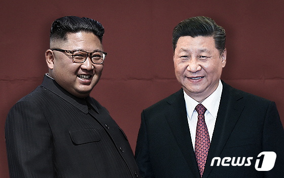 김정은 북한 노동당 총비서(왼쪽)과 시진핑 중국 국가주석.ⓒ News1 최수아 디자이너