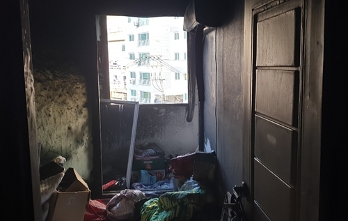 9일 인천 계양구의 한 다세대주택에서 화재가 발생했다. 연합뉴스