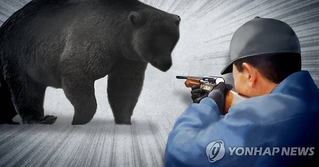 곰 사살·탈출동물 사살 (PG) [정연주 제작] 사진합성·일러스트