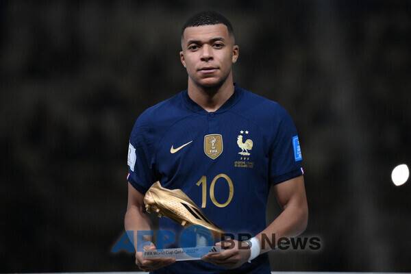 카타르 월드컵 득점왕 프랑스 킬리안 음바페. ⓒAFPBBNews = News1