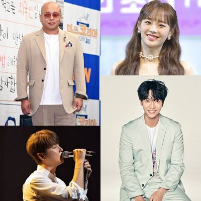 돈 스파이크·츄·이승기·신혜성(왼쪽 위부터 시계방향)