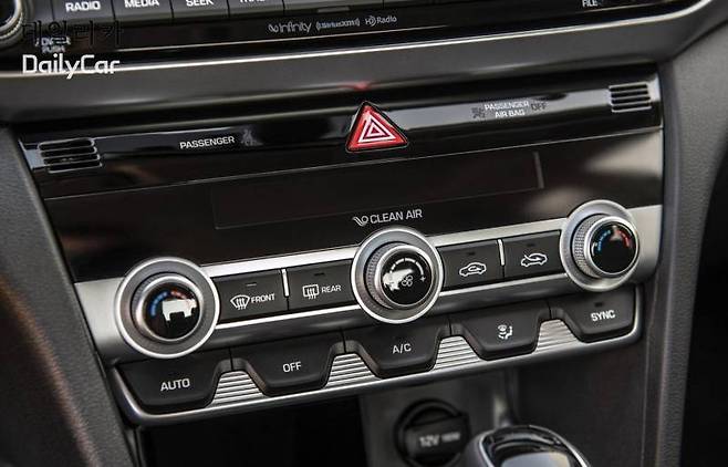 더 뉴 아반떼 (듀얼 존의 히터 콘트롤)