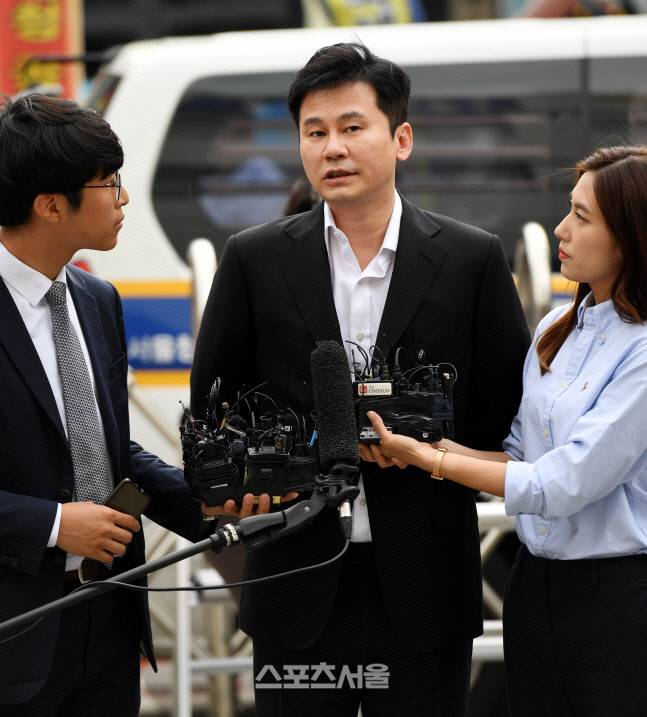 양현석 전 YG엔터테인먼트 대표. 스포츠서울DB