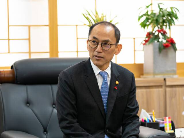 고학수 개인정보보호위원회 위원장이 지디넷코리아와 인터뷰를 하고 있다.