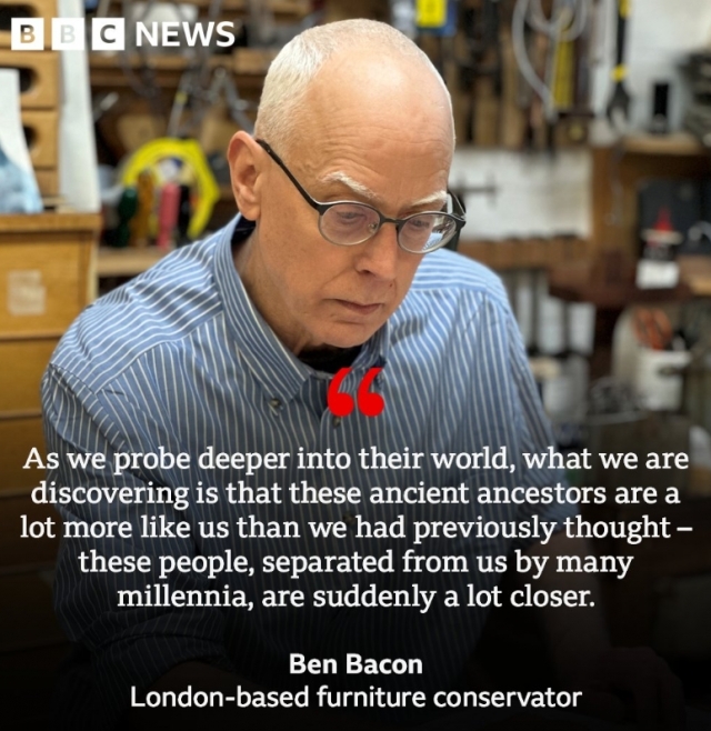 영국 런던의 한 가구 수리업자 벤 베이컨씨. BBC 트위터 캡처
