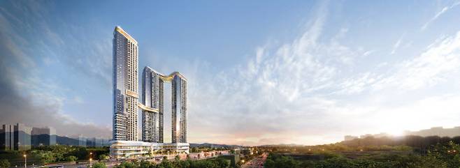 ‘강북5구역 공공재개발’ 단지 투시도 (사진=DL이앤씨)