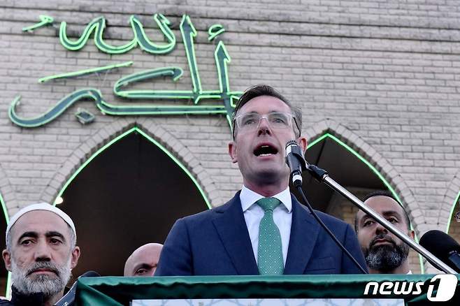 도미니크 페로페 호주 뉴사우스웨일스 주지사 2022.05.02 ⓒ AFP=뉴스1 ⓒ News1 정윤미 기자