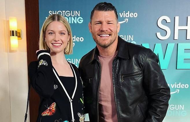 마이클 비스핑(오른쪽)과 딸 엘리. 마이클 비스핑 인스타그램