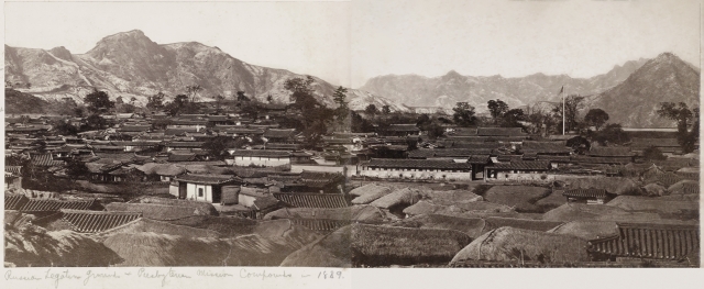 1890년 이전의 서울 정동 일대 전경. 서울역사박물관 제공