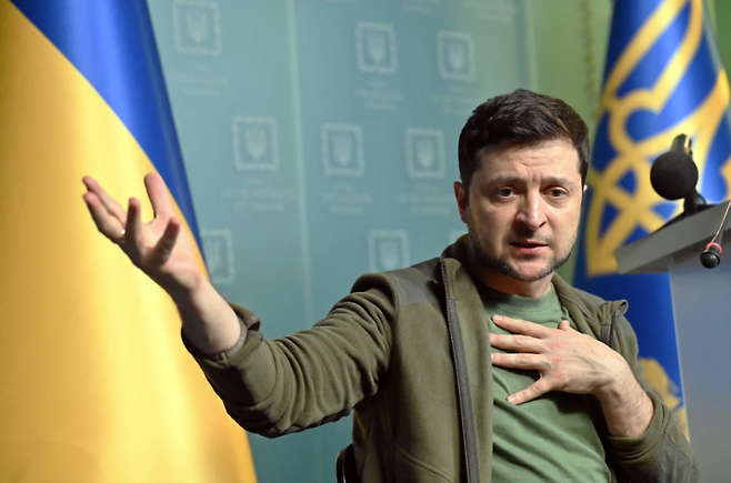 볼로디미르 젤렌스키 우크라이나 대통령 AFP 연합뉴스