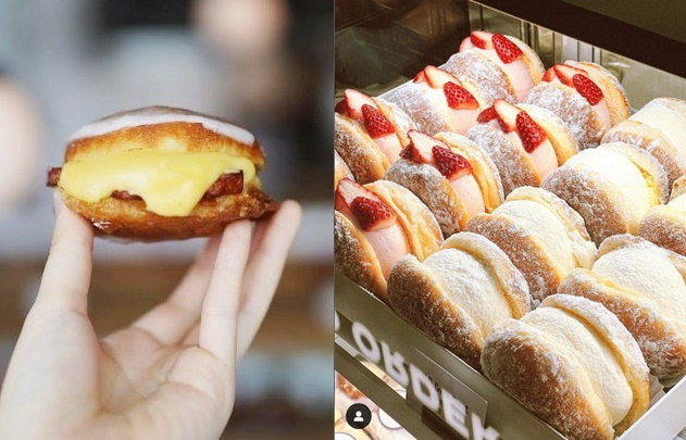 한국과 일본에서 도넛 열풍이 식지 않고 있다. 두 나라 도넛 모습. [인스타그램 캡처]