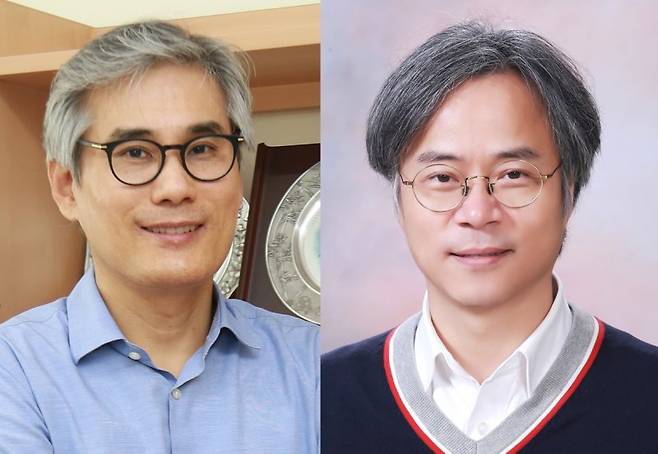 김인호 교수(왼쪽), 윤철희 교수