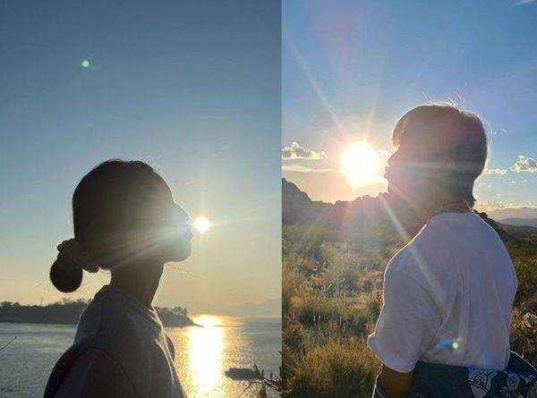 사진=아린, 마크 SNS