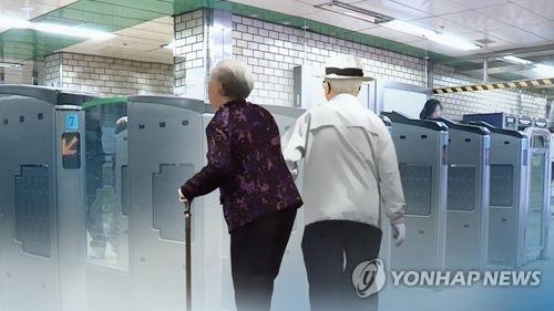 지하철 타고 어디로… 할아버지는 '종로3가', 할머니는 '청량리'행 (CG) [연합뉴스TV 제공]