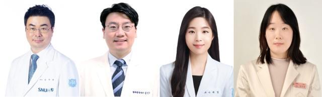 왼쪽부터 분당서울대병원 김지원·강민수·나희영 교수, 삼성서울병원 안수민 교수.