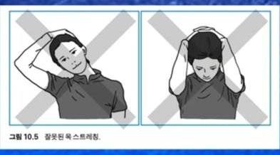 유튜브 ‘정선근TV’에서 소개한 목 디스크 환자가 하면 안 되는 목 스트레칭.