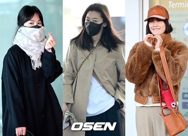 Jun Ji-hyun, Song Hye-kyo and Lee Na-young departed to attend a fashion show in Milan, Italy, revealing different attractions of airport fashion.On the 15th, Lee Na-young departed from Incheon International Airport to attend Fashion Week. He wore brown clothes, hats, jackets and bags all in the same camel color, and beige tones knits, pants and shoes Stressed softness.Lee Na-young, a natural mix of camel and beige, brought casual yet modern charm and comfortable Feelingss.Jun Ji-hyun, who left for London on the morning of the 19th, showed airport fashion emphasizing comfortable Feelingss rather than fashion.Jun Ji-hyun, a trademark of B companys trench coat, plaid bag, hat, and beige tone color, gave a natural Feelings of wearing beige sneakers.In particular, Buffetts white t-shirts and wide black slacks were worn to save coolness rather than frustration.Song Hye-kyo, who left for Italy on the same day as Jun Ji-hyun, caught the eye with all-black fashion, unlike the two, wearing a black coat and trousers and loafers to show the true nature of the fashion.I also gave a point to the ivory color F companys muffler.In addition, the three departed without making up or making casual airport fashion Feelingss with unexcessive makeup.Those who left the airport emphasizing style rather than comfort in the past boasted an extraordinary airport fashion with other comfortable outfits similar to the same time.Lee Na-young will return to the Wave Original Drama Park Ha-kyung Travel directed by Lee Jong-pil, director of the film Samjin Group English TOEIC Ban, in four years.Song Hye-kyo will meet viewers on Netflixs The Glory part 2, which will be released on March 10. Jun Ji-hyun is currently reviewing his next film.