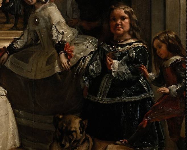 디에고 벨라스케스, 시녀들(일부 확대)