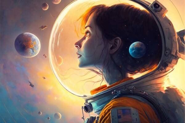 - 이미지 오픈 AI 기능 '스테디블 디퓨전' 작품 中