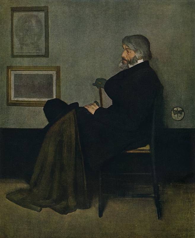 제임스 휘슬러, Arrangement in Grey and Black, No. 2 Portrait of Thomas Carlyle