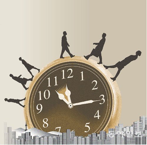지난해 사업체노동력조사에 따르면 상용근로자들의 주평균 근로시간은 40시간 미만이었다. 동아일보 DB