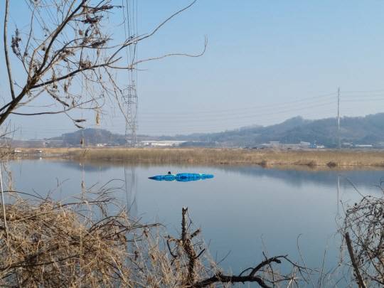 아산 곡교천 패러글라이딩 사고. 충남소방본부 제공·연합뉴스