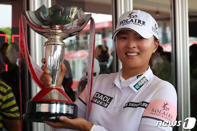 2주 전 LPGA HSBC 챔피언스에서 우승했던 고진영(28·솔레어). ⓒ AFP=뉴스1