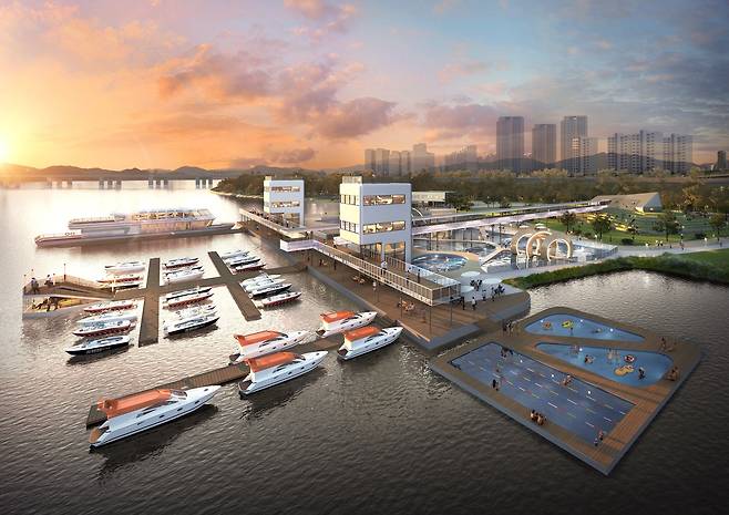 서울 이촌한강공원에 조성될 '한강 아트피어'. (서울시 제공)