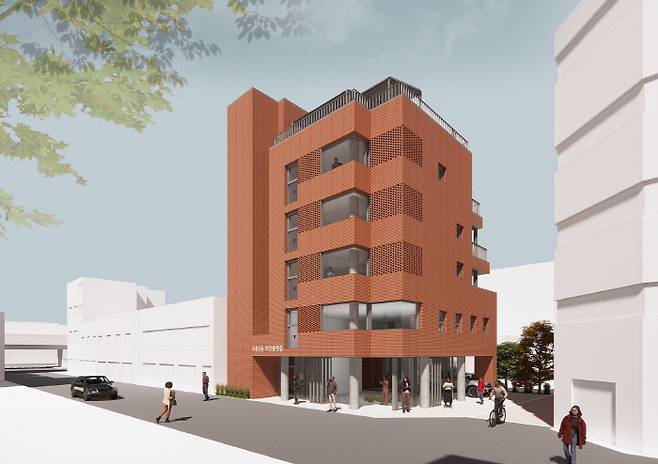 양말판매지원센터 구축예정지 조감도. 도봉구청 제공