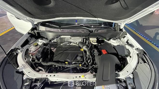 쉐보레 트랙스 크로스오버에는 최고출력 139마력(5000RPM), 최대토크22.4kg.m(2500~4000RPM)의 힘을 내는 1199cc E-터보 프라임 가솔린 엔진이 들어갔다. (사진=조재환 기자)