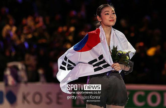 ▲ 2013년 ISU 피겨 스케이팅 세계 선수권대회 여자 싱글에서 우승한 김연아