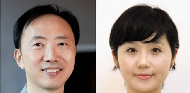 장영태(왼쪽) 포스텍 화학과 교수와 강남영 정보통신(IT)융합공학과 교수. 포스텍 제공